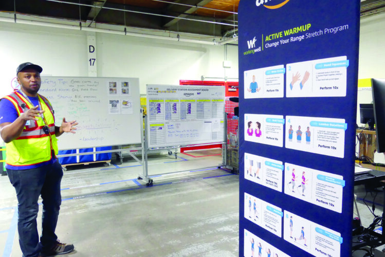 Amazon facility opens for tour News, Sports, Jobs Altoona Mirror